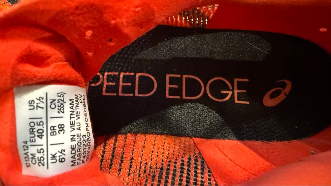 と*ろ様 ASICS SPEED EDGE PARIS 25.5cm