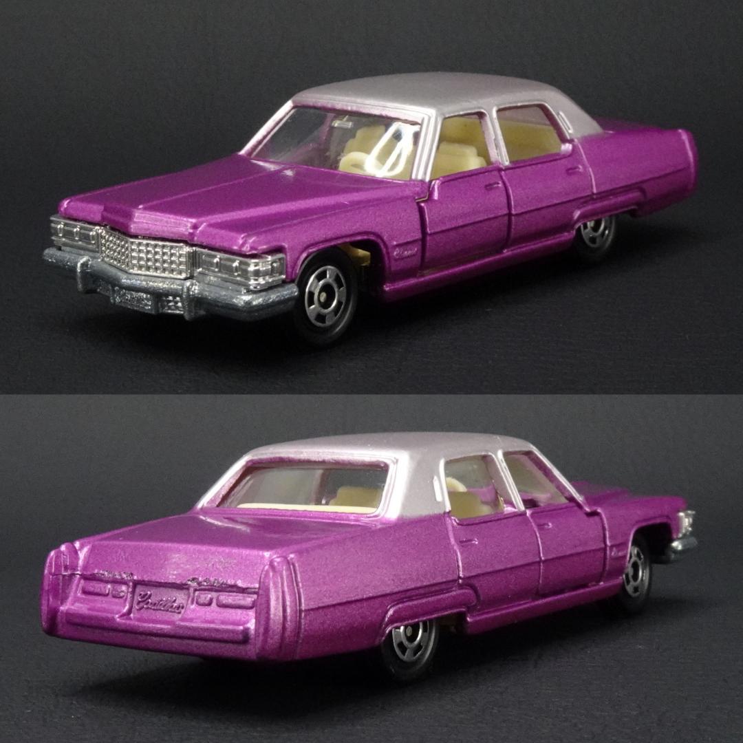 ☆トミカ 青箱 F2 日本製 キャデラック フリートウッド ブローアム 紫