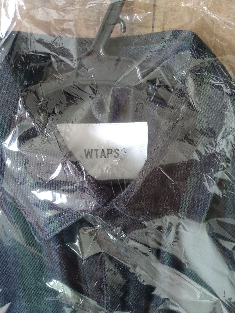 WTAPS ヘビーネルシャツ ダークグリーンチェック X 01 21AW