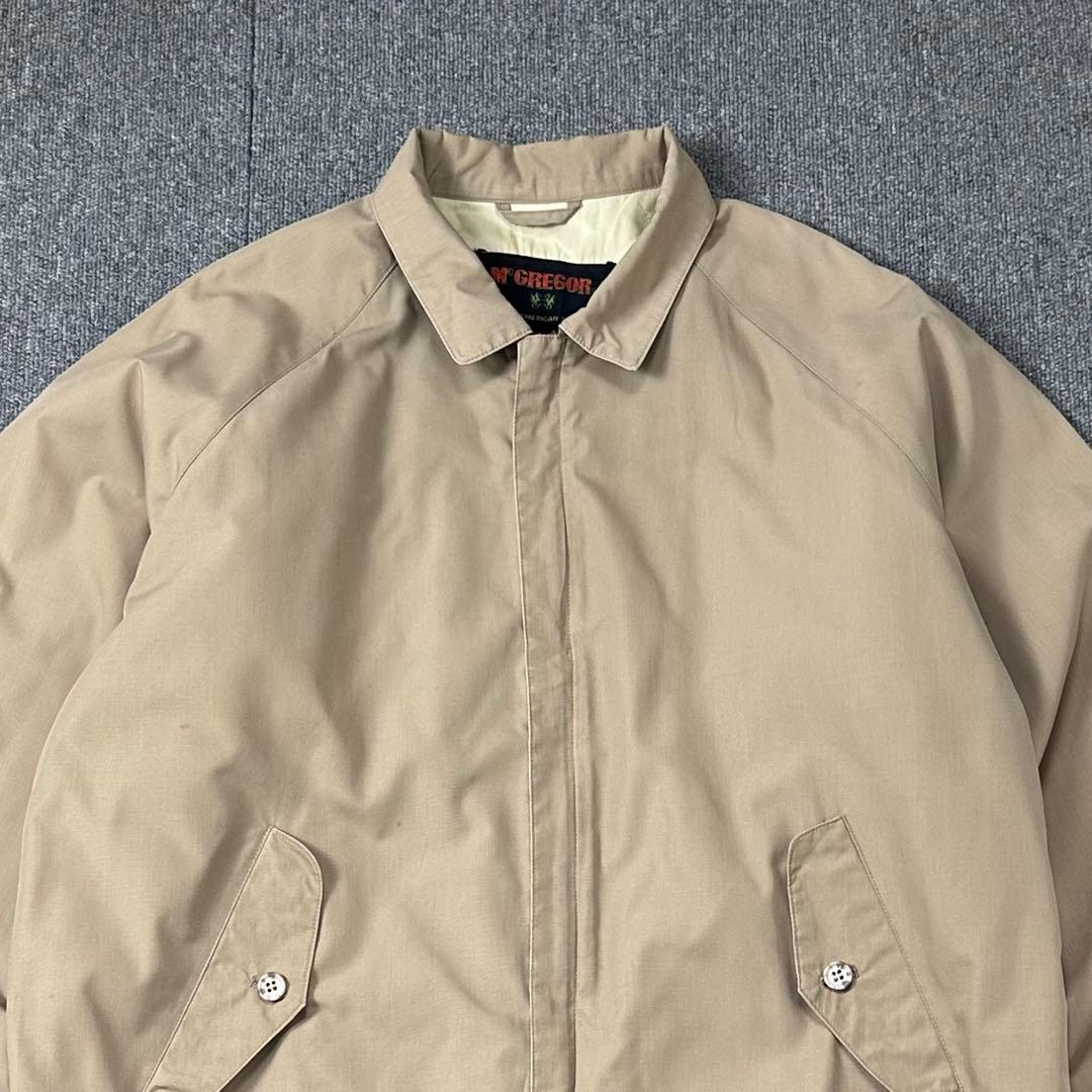 80s McGREGOR 中綿 キルティング ドリズラージャケット ハリントン