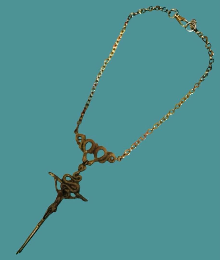 ☆1点物☆ジャンポールゴルチエ☆アンティークロザリオスネーククロス