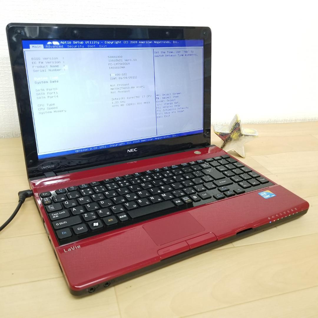 ジャンク品 NEC i7 ノートPC PC-LM750DS6R（E2150） ジャンク品 NEC i7 ノートPC PC-LM750DS6R（E2150） - メルカリ