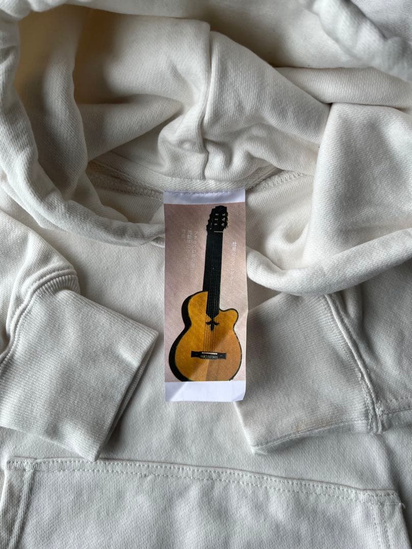 小沢健二　LIFEフッディー ホワイト　サイズS