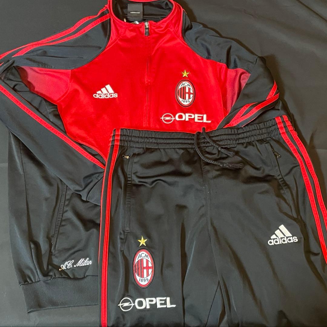 激レア・正規品】ACミラン 2004 adidas ジャージ上下L OPEL - メルカリ
