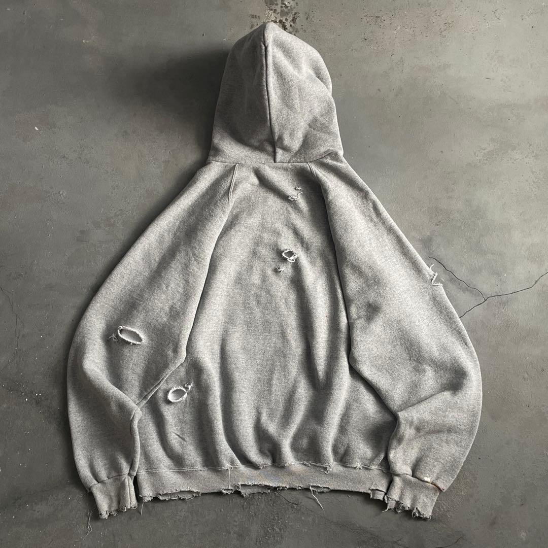 80's adidas万国旗タグ”杢“USA製”肉厚“hoodie sweat - メルカリ