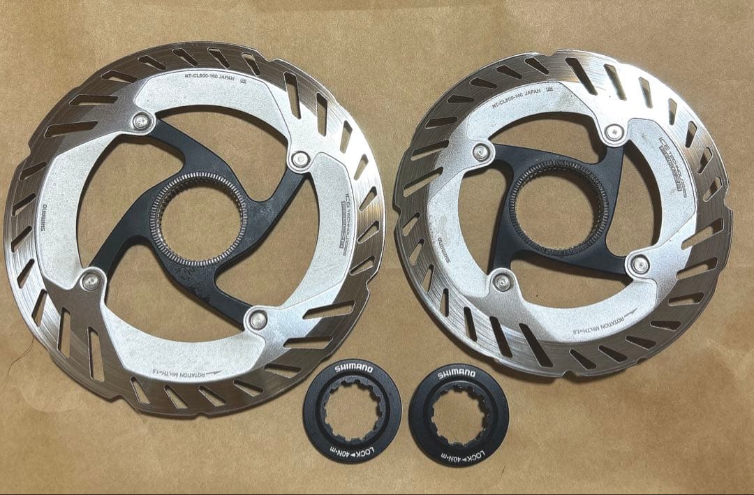 シマノ アルテグラディスクローター RT-CL800-160&140 セット