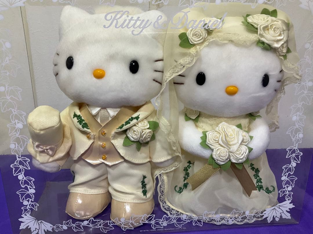ハローキティ ウェディング　ぬいぐるみセット