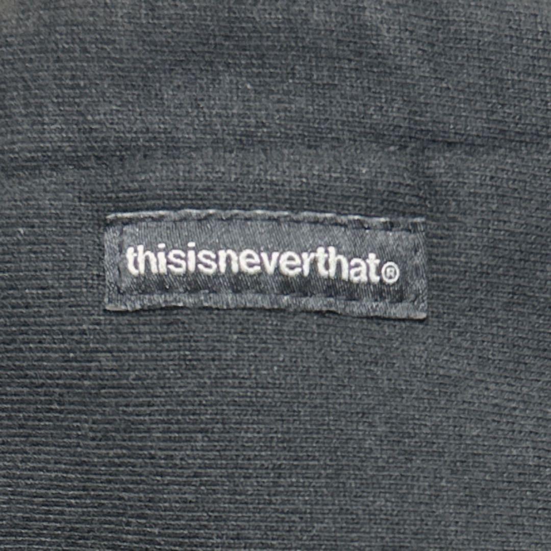 《美品》thisisneverthat☆プルオーバーパーカー 黒 XL