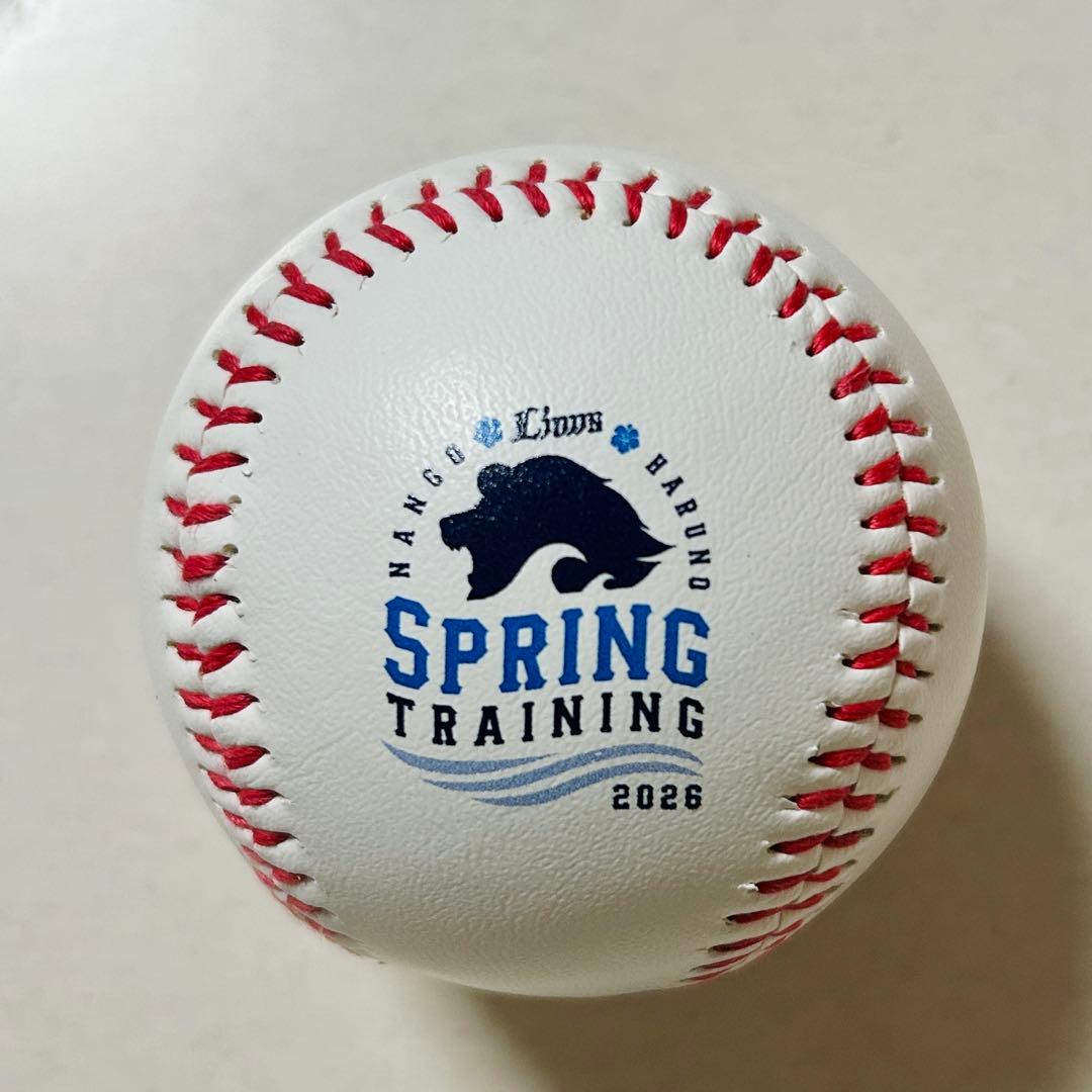 滝澤夏央 埼玉西武ライオンズ 春季キャンプ キャンプ限定ロゴボール