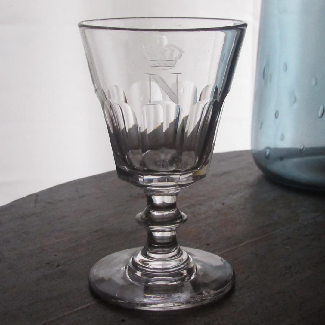 アンティークバカラ　1900年頃「Conique」モノグラム　希少品 Baccarat - アンティークバカラ 1900年頃「Conique」モノグラム 希少品