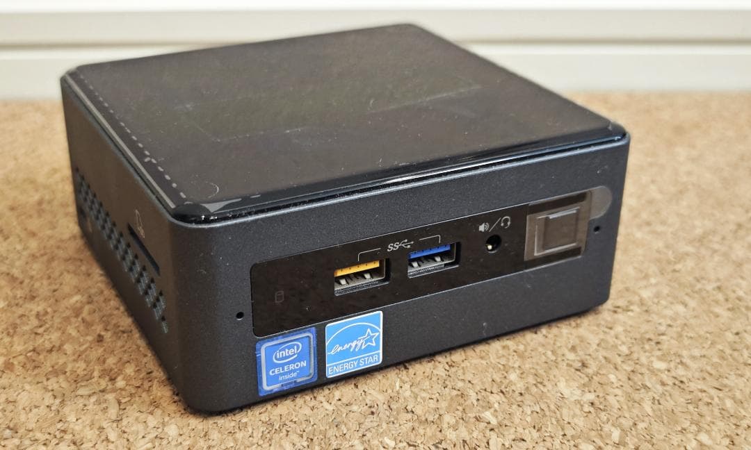 NUC7JY ミニPC Celeron4005 Mem4GB eMMC32GB - メルカリ