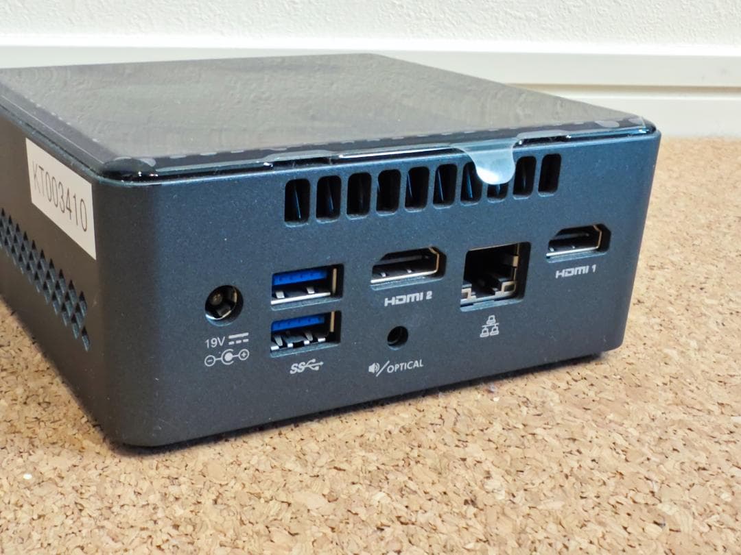 NUC7JY ミニPC Celeron4005 Mem4GB eMMC32GB - メルカリ