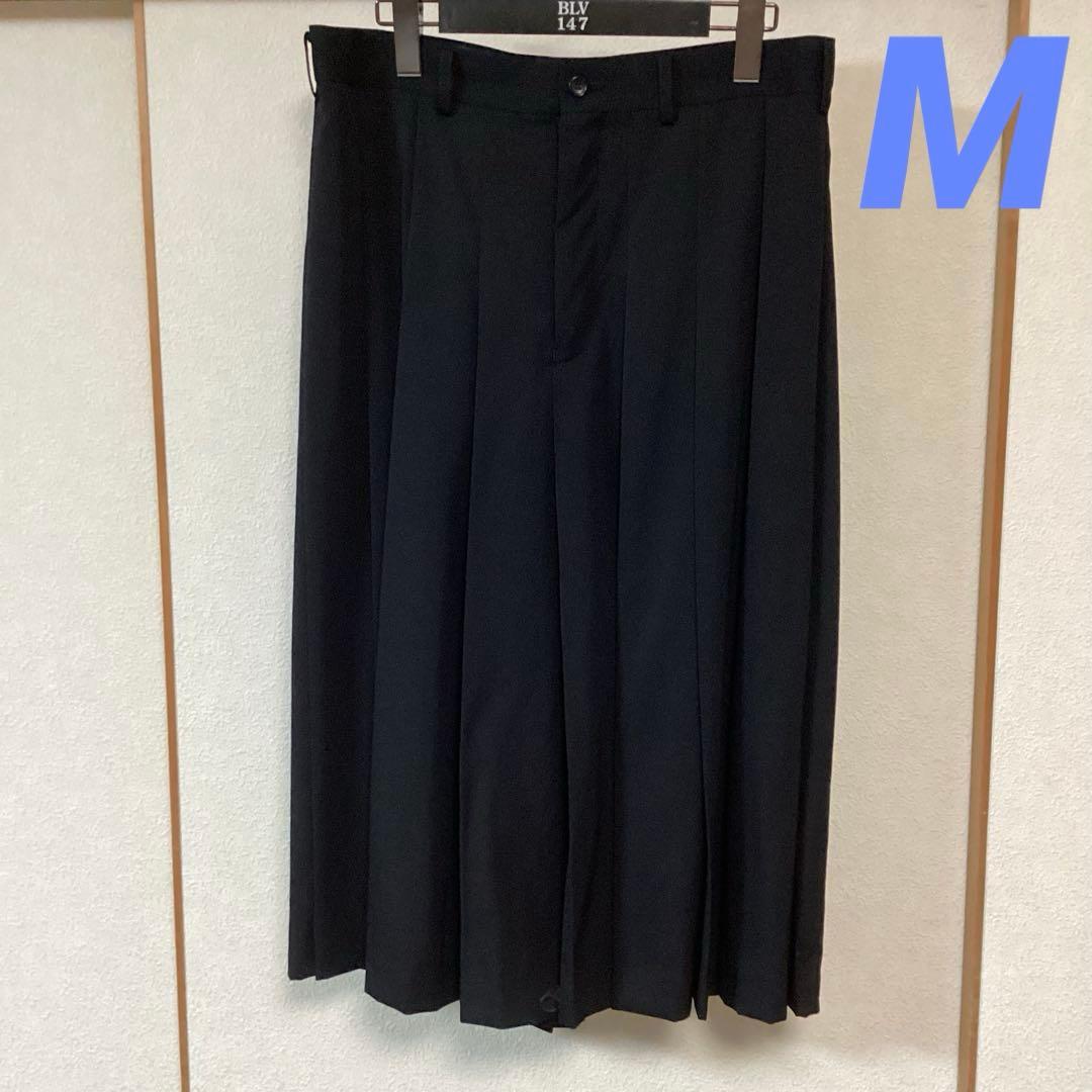 【 COMME des GARCONS】黒プリーツパンツ Comme Des Garçons Homme Plus プリーツディテール パンツ | ブラック