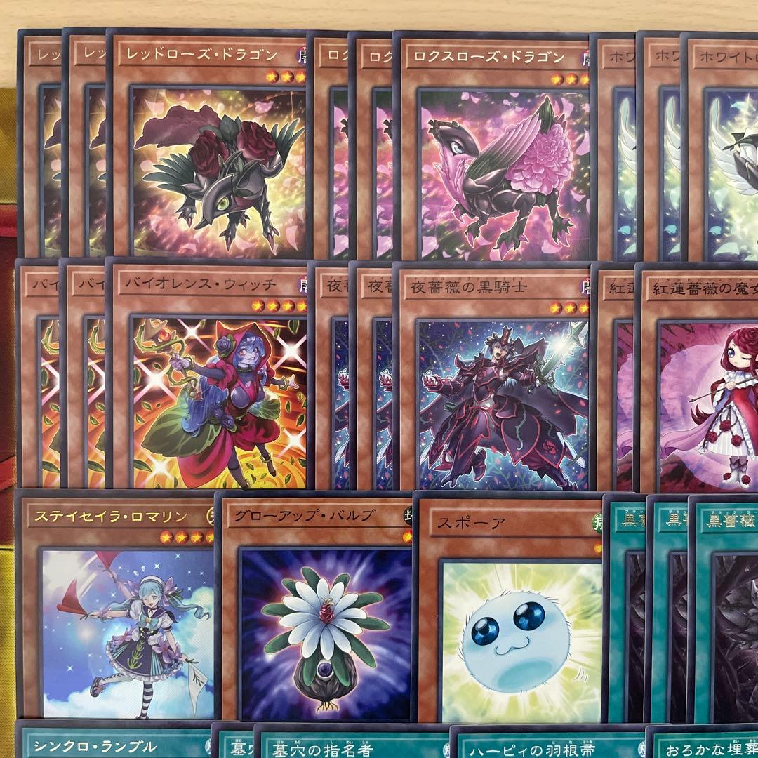 本格構築 ローズドラゴンデッキ レッドローズドラゴン 黒薔薇の破滅竜 月華竜