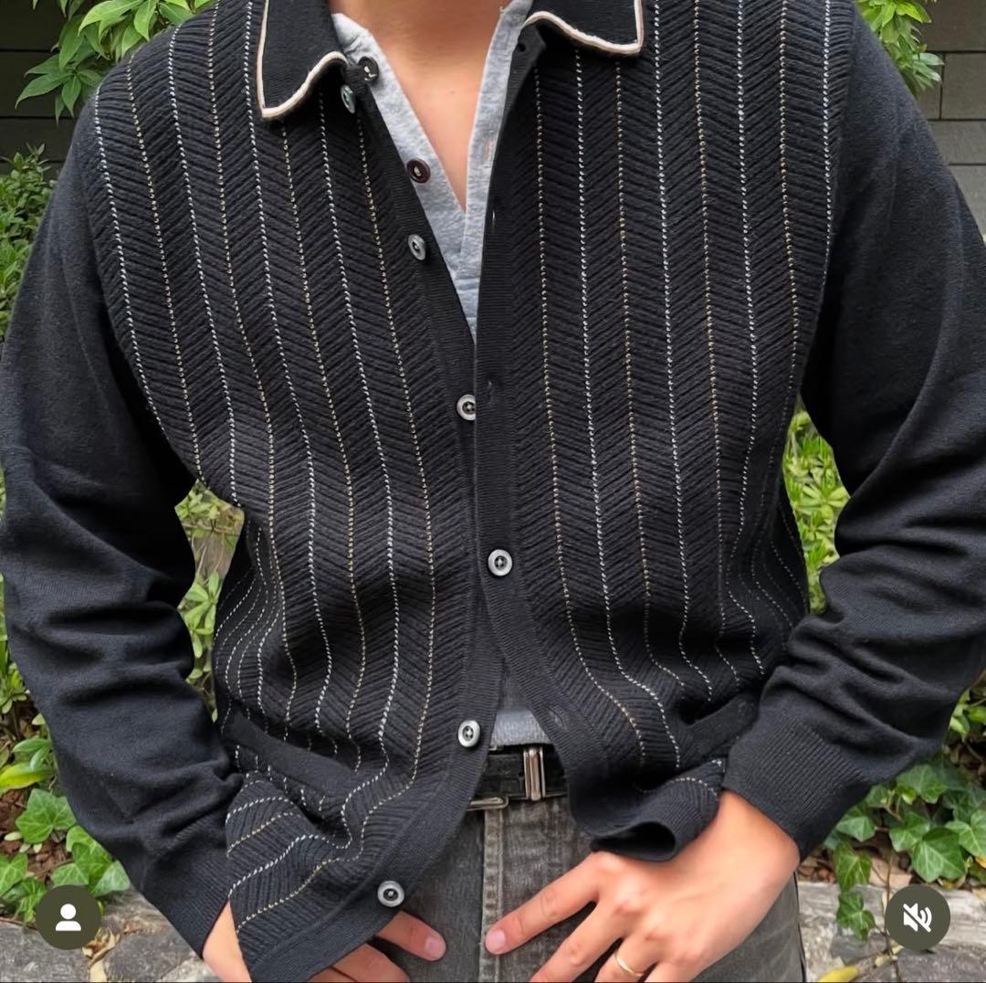 美品】Supreme Herringbone Cardigan 1回のみ着用 - メルカリ