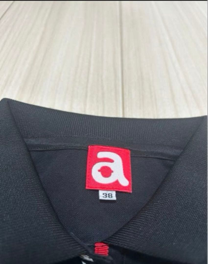 極美品 アルチビオ ゴルフウェア ワンピース ハート柄 ネイビー 38 M