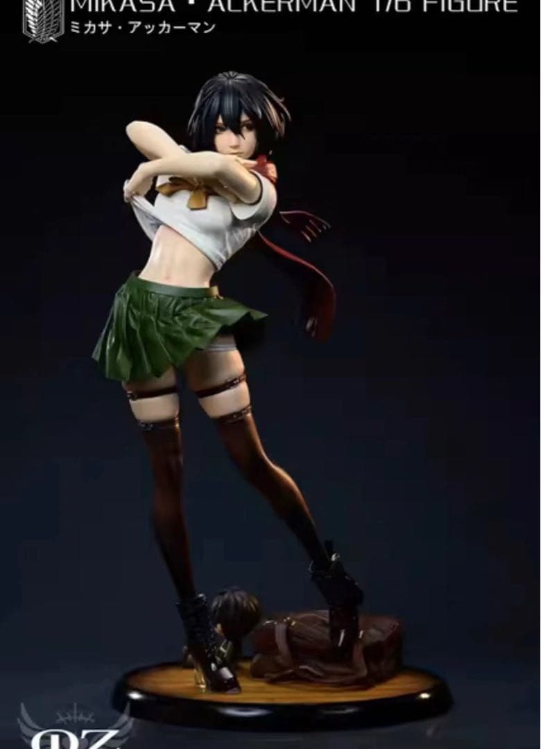 進撃の巨人 ミカサ・アッカーマン ガレージキット ガレキ スタチュー⑥