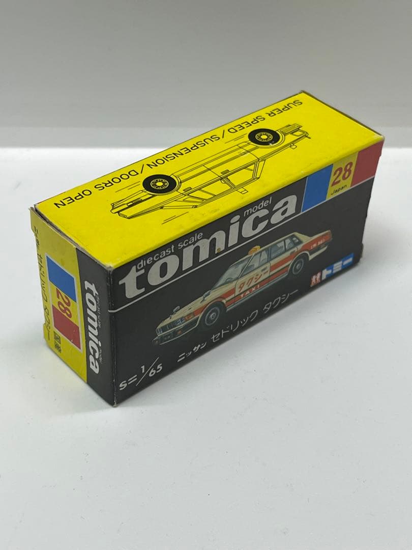 トミカ 黒箱 28 -4-7 ニッサン セドリック タクシー セットバラ