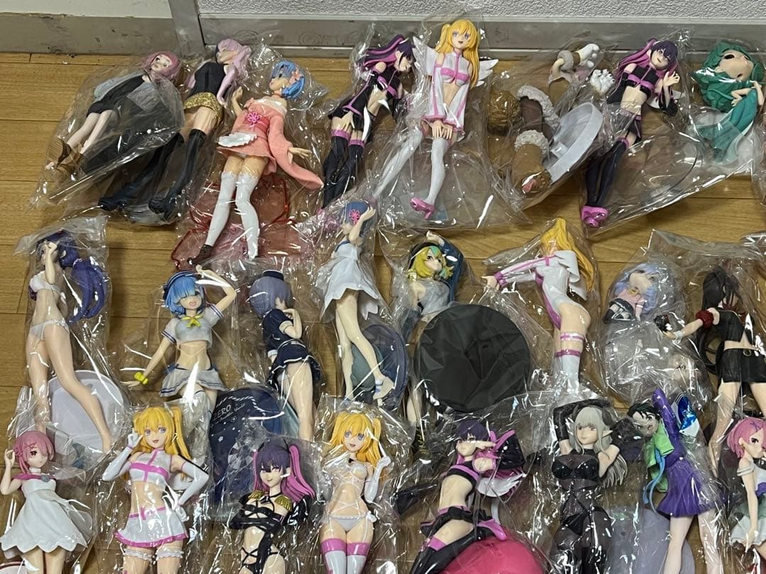 ジャンク品79体 美少女等プライズフィギュア開封品 まとめ売り