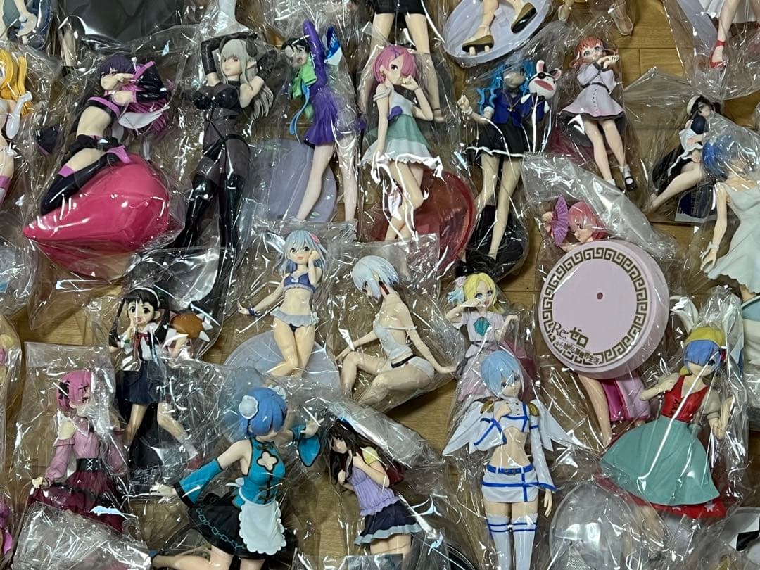 ジャンク品79体 美少女等プライズフィギュア開封品 まとめ売り