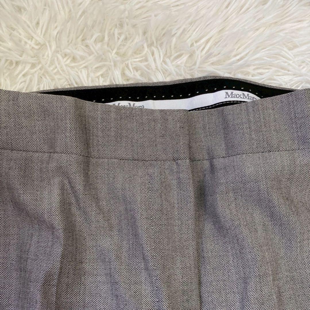 《良品》 Мах mara セットアップ パンツスーツ グレー 42 オフィス