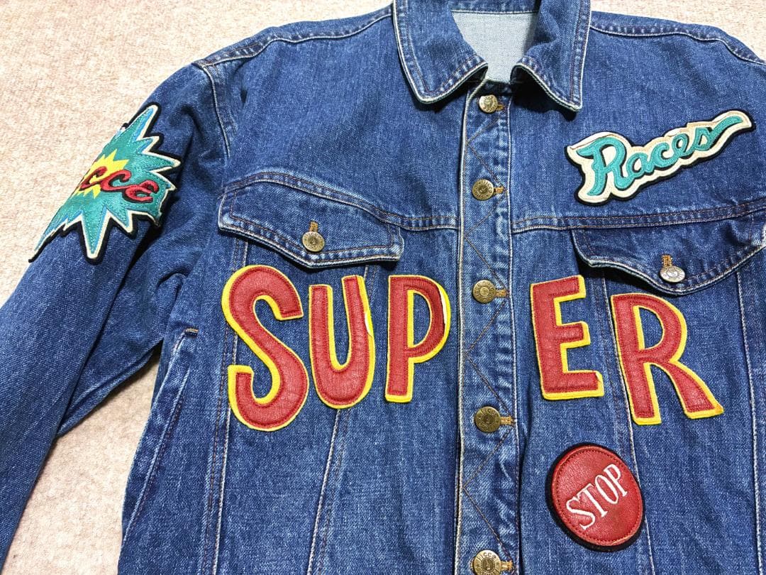 ◇FICCE(フィッチェ) ヨシユキコニシ ケンケンモチーフ デニムブルゾン