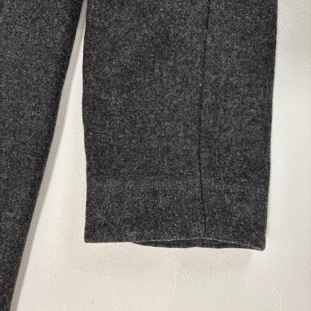 美品】イタリア製 ベルベスト ウール バルマカーンコート グレー 46 M