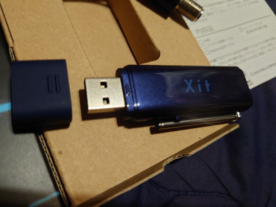 美品PIXELAモバイル録画対応テレビチューナー XIT-STK100 BLUE - メルカリ