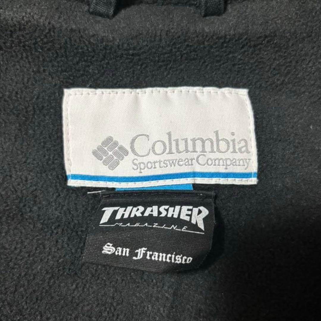 希少 THRASHER × Columbia コラボ フーディジャケット - メルカリ