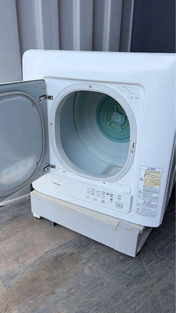 TOSHIBA 衣類乾燥機 6.0kg 22年製 ED-608