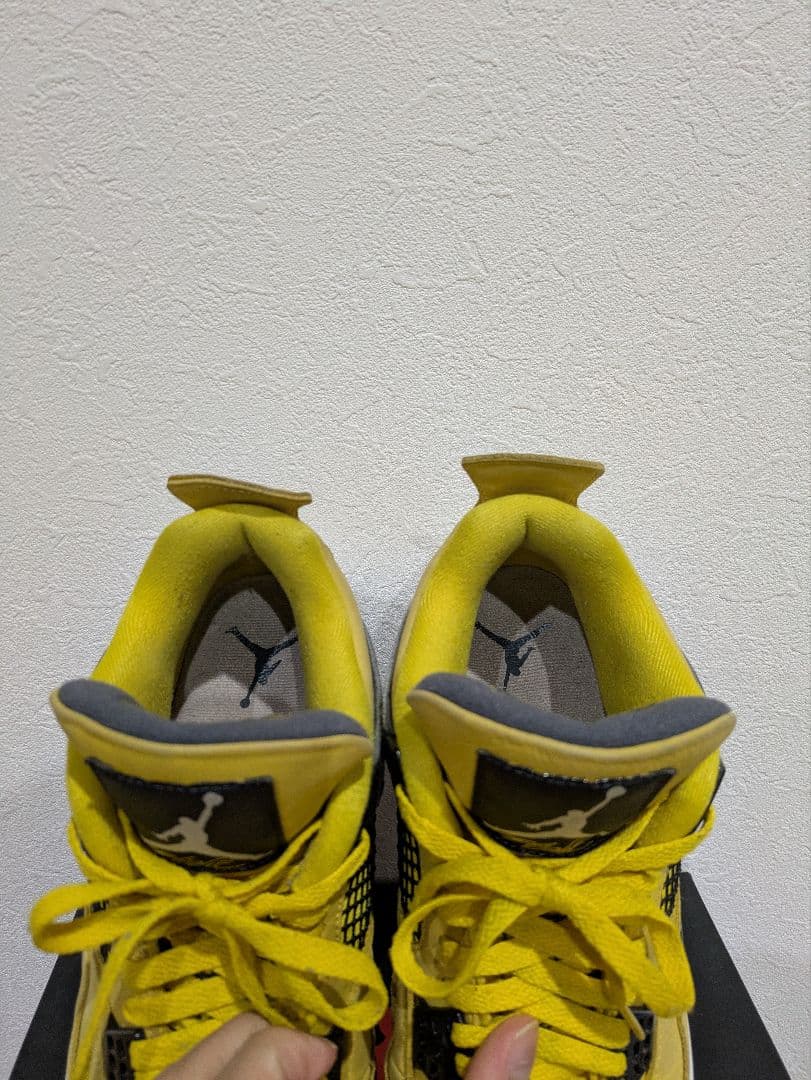 靴 Nike Air Jordan 4 \"Tour Yellow\" 27.5cm