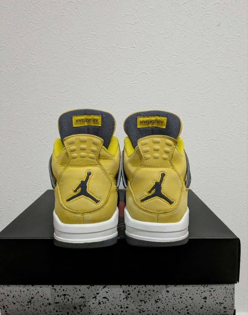 靴 Nike Air Jordan 4 \"Tour Yellow\" 27.5cm