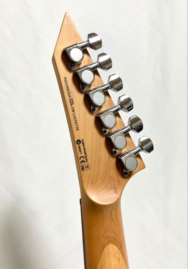 【新品弦張替済】LTD エレキギター MH-50NT アーチトップ