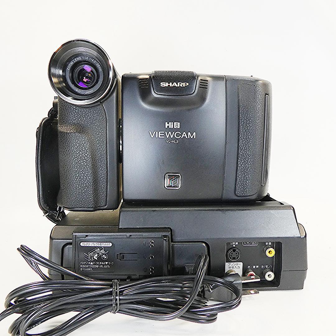 動作良好 Video.Hi8 シャープVL-HL3 8ミリビデオカメラDVD化に