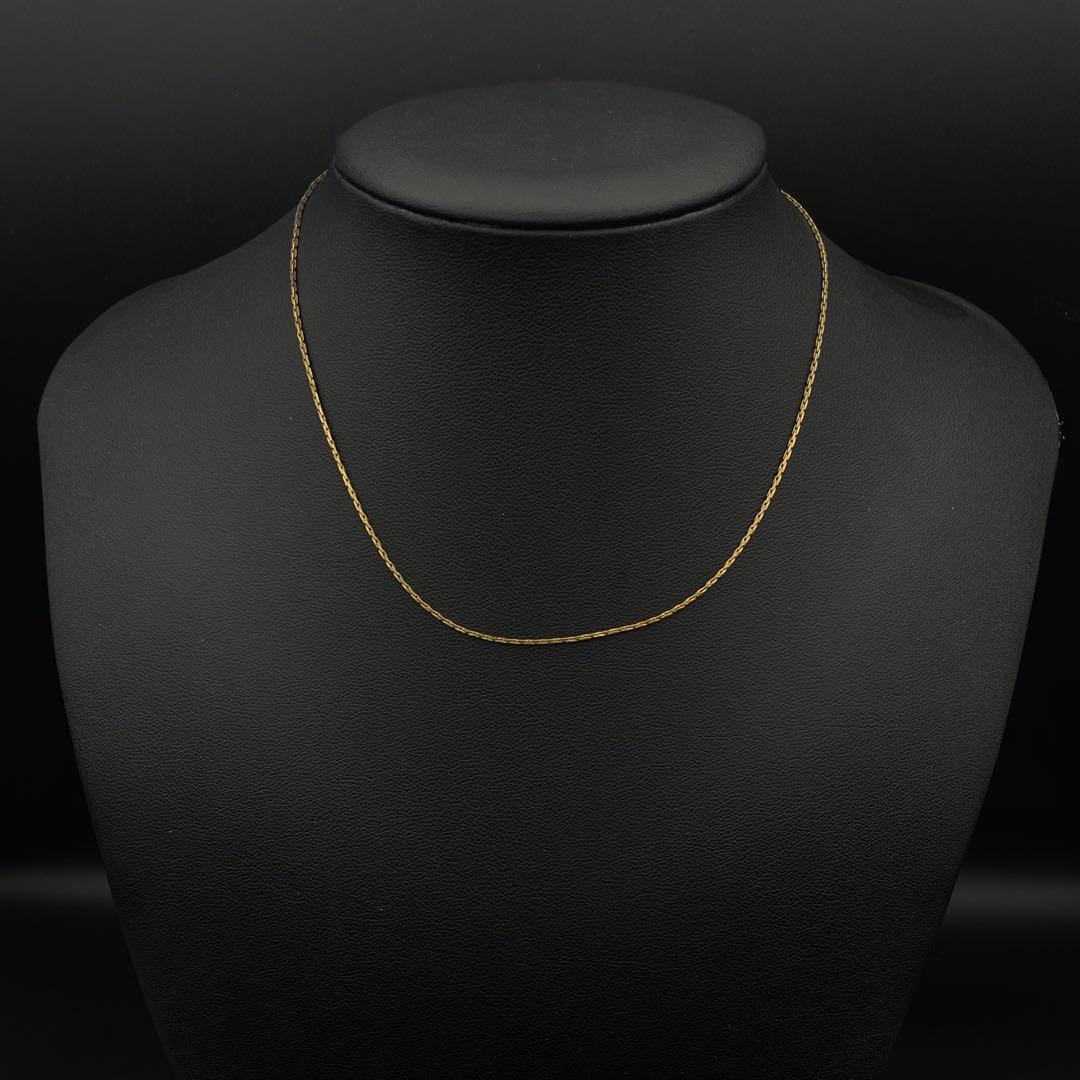 394遺品整理品 ネックレス ネックレスチェーン k18GF 金色