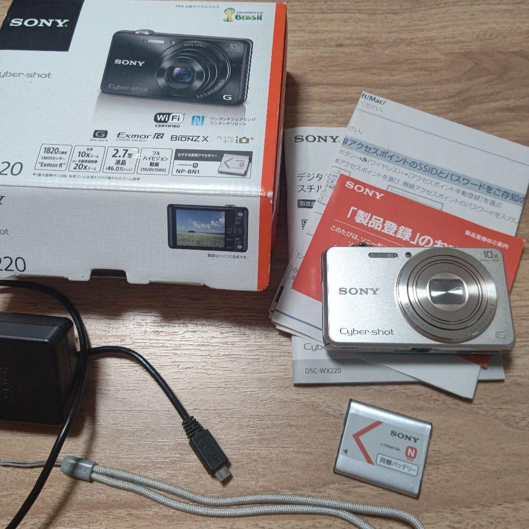 【美品】SONY Cyber-shot DSC-WX220　ゴールド　動作確認済 Amazon.com : Sony DSCWX220/N 18.2 MP Digital Camera with 2.7-Inch
