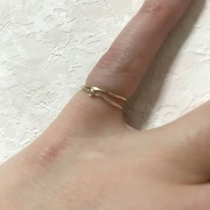 ♡ ete ピンキーリング ダイヤモンド ♡ 1号 小さめサイズ - メルカリ