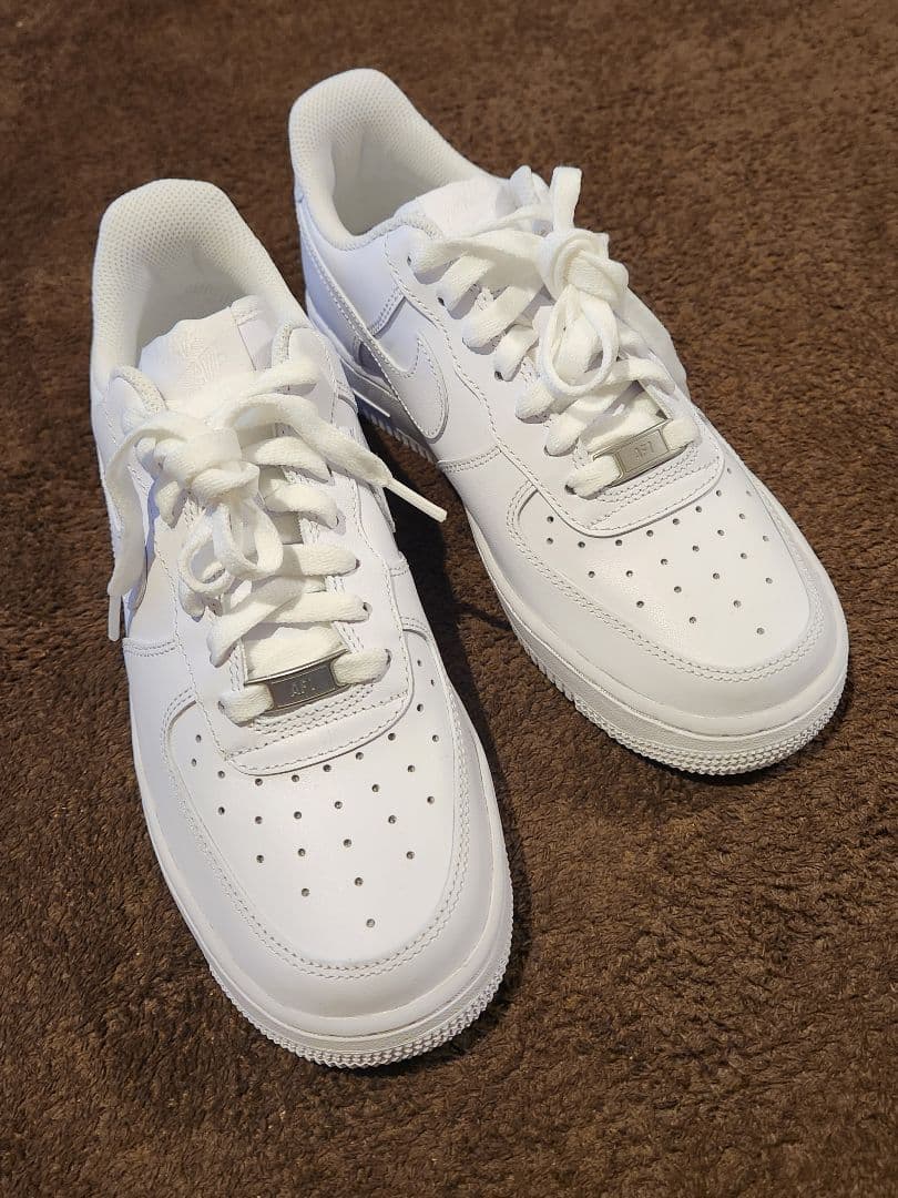 NIKE AIR FORCE 1 All White スニーカー 24.5cm