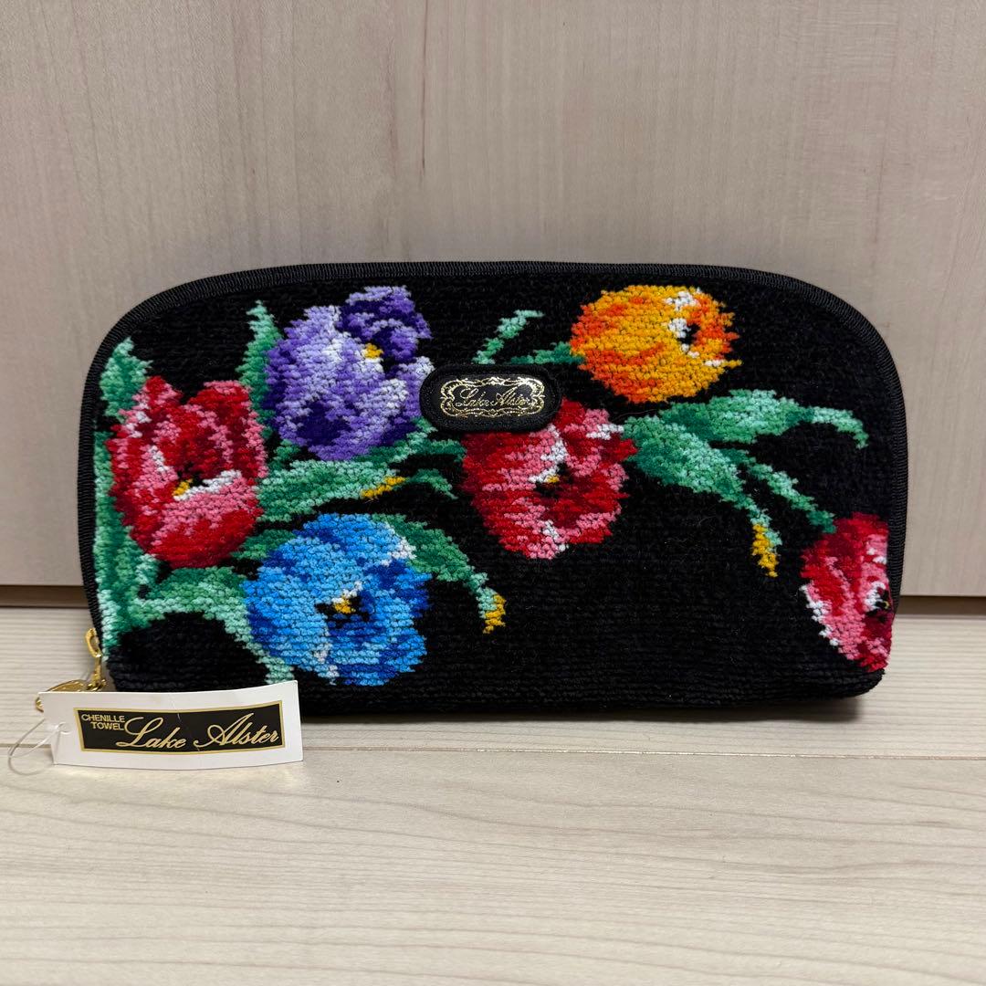 新品タグ付き】Lake Alster 花柄刺繍 長財布 レイクアルスター - メルカリ