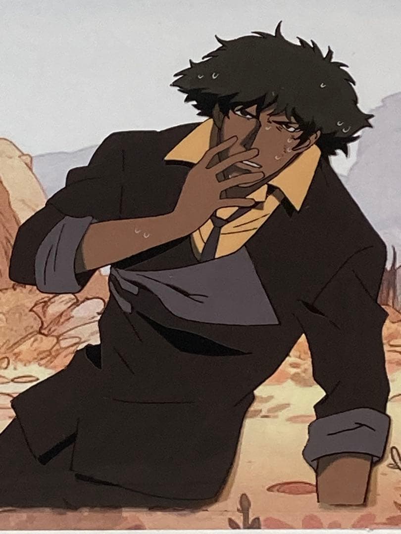 d６２　カーボーイビパップセル画【スパイク・スピーゲル】動画・背景画付き