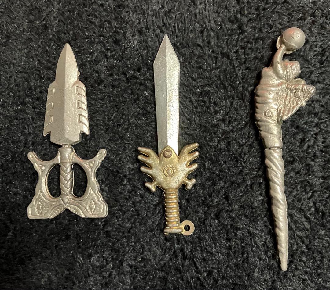 レア 80〜90年代 当時物 ドラクエ ガチャ ロトの剣 祝福の杖 毒牙のナイフ