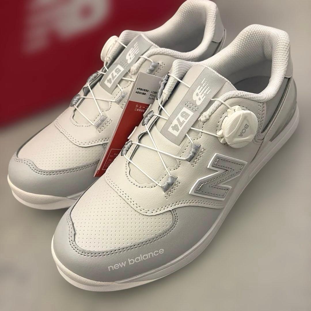 ニューバランス ゴルフシューズ 574 BOA 24.5cm スニーカー 新品