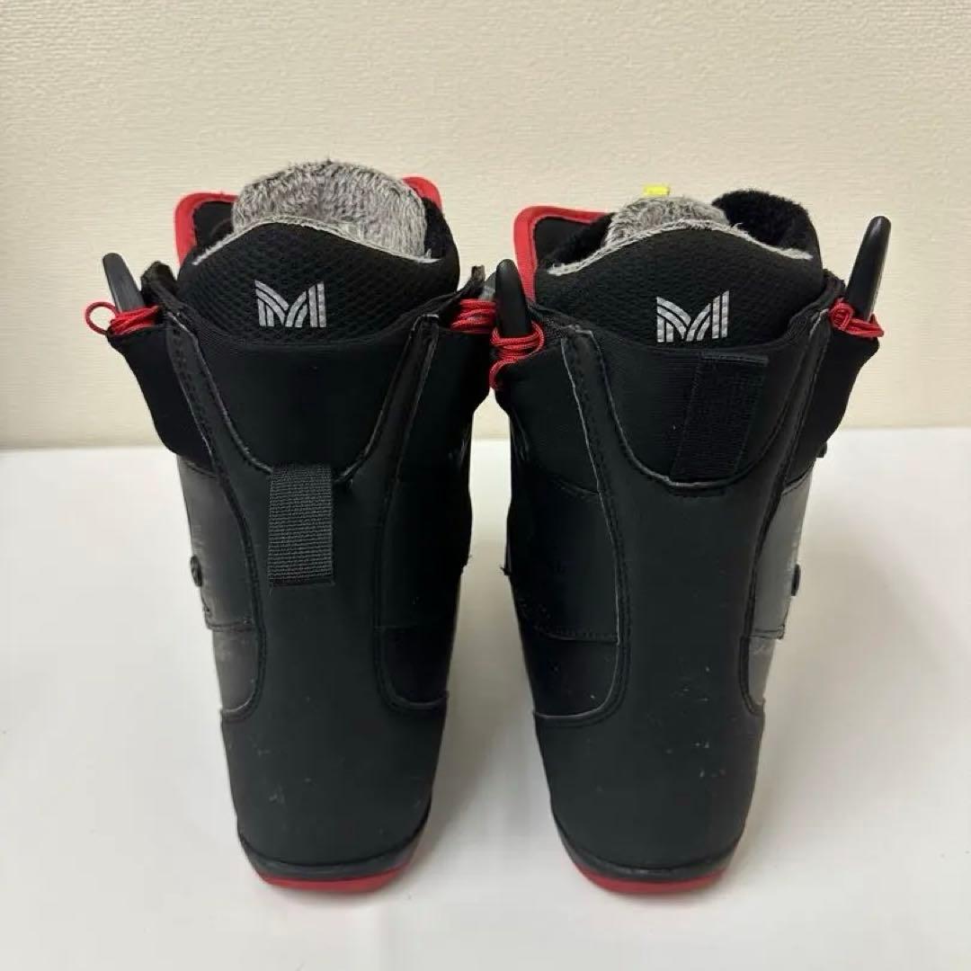 FLUX スノーボードブーツ 女性用 ブラック/レッド 23.0cm