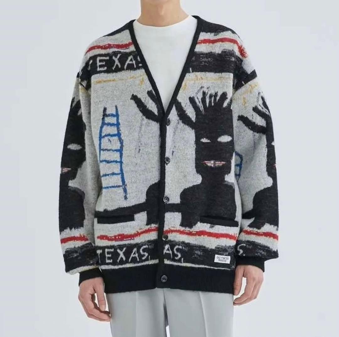 ワコマリア×バスキアJEAN-MICHEL BASQUIAT カーディガン - メルカリ