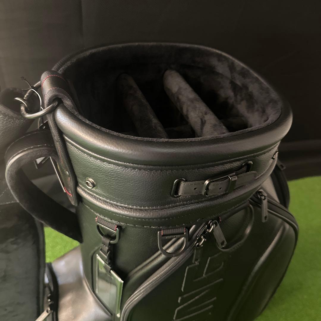 BRIEFING GOLF 限定完売品 シュリンクレザーキャディーバッグ 本革