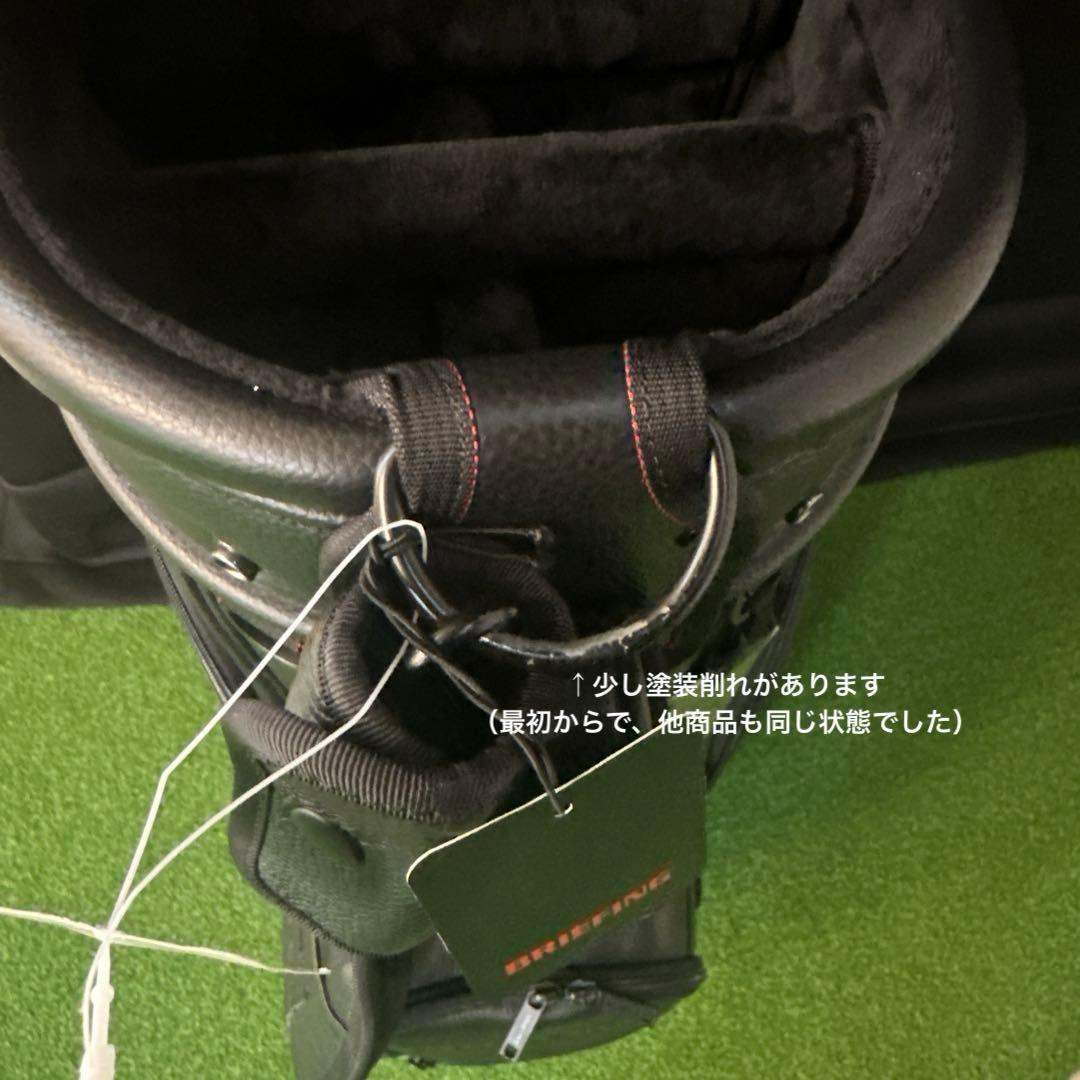 BRIEFING GOLF 限定完売品 シュリンクレザーキャディーバッグ 本革