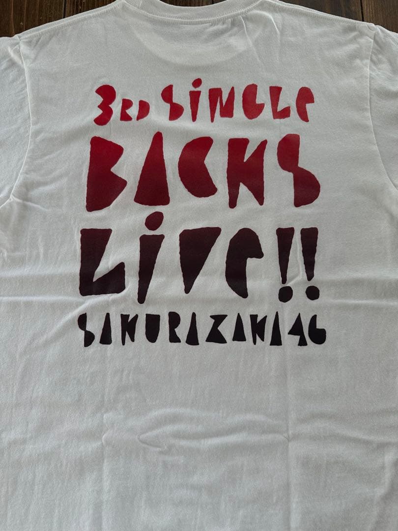 【最終値下げ】3rd single BACKS LIVE 直筆サインTシャツ