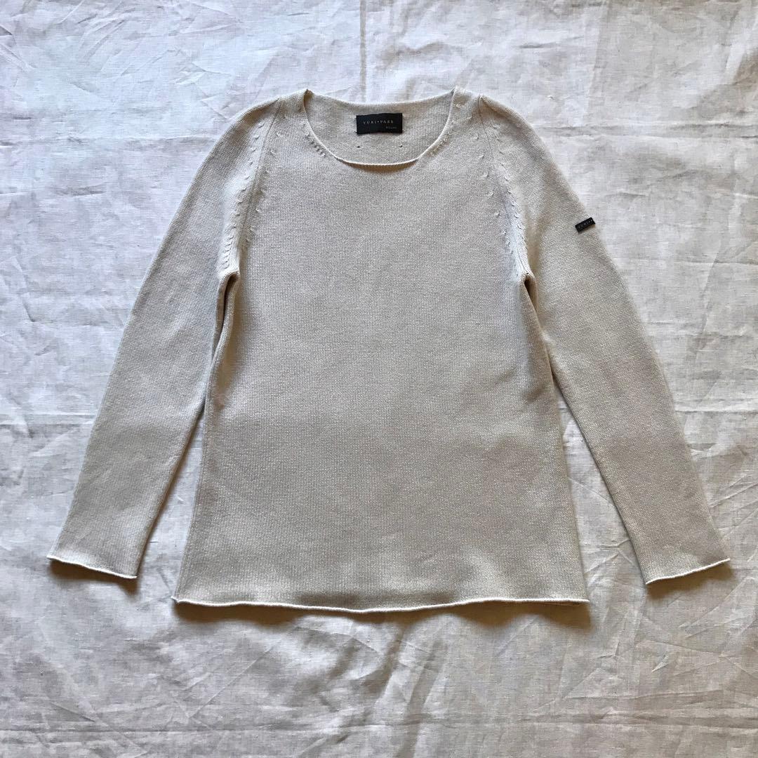 YURI PARK ユリパーク カシミヤ100% アルティジャーノ 長袖 ニット Yuri Park Knitwear Collection / ユリパーク / カシミヤ| D.E.F.COMPANY