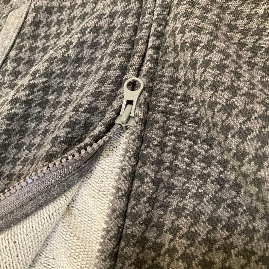 y2k 00s オールドユニクロ UNIQLO ダブルジップ チェックパーカー