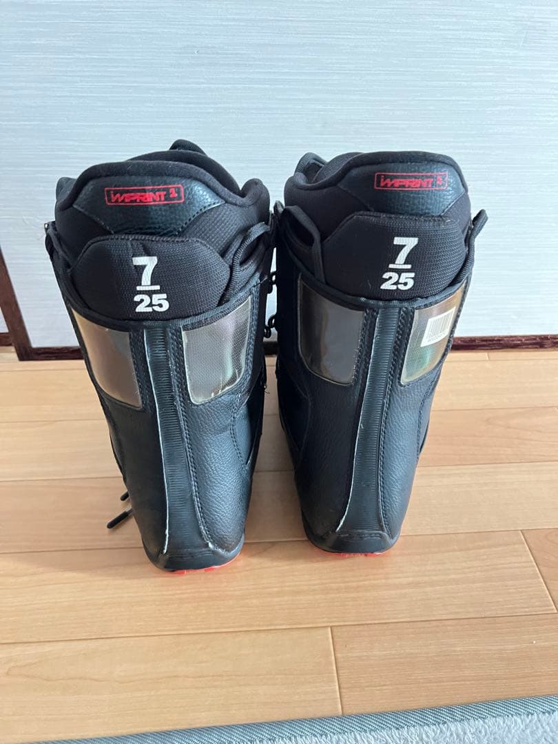 スノーボードブーツ 7.25 黒 最高